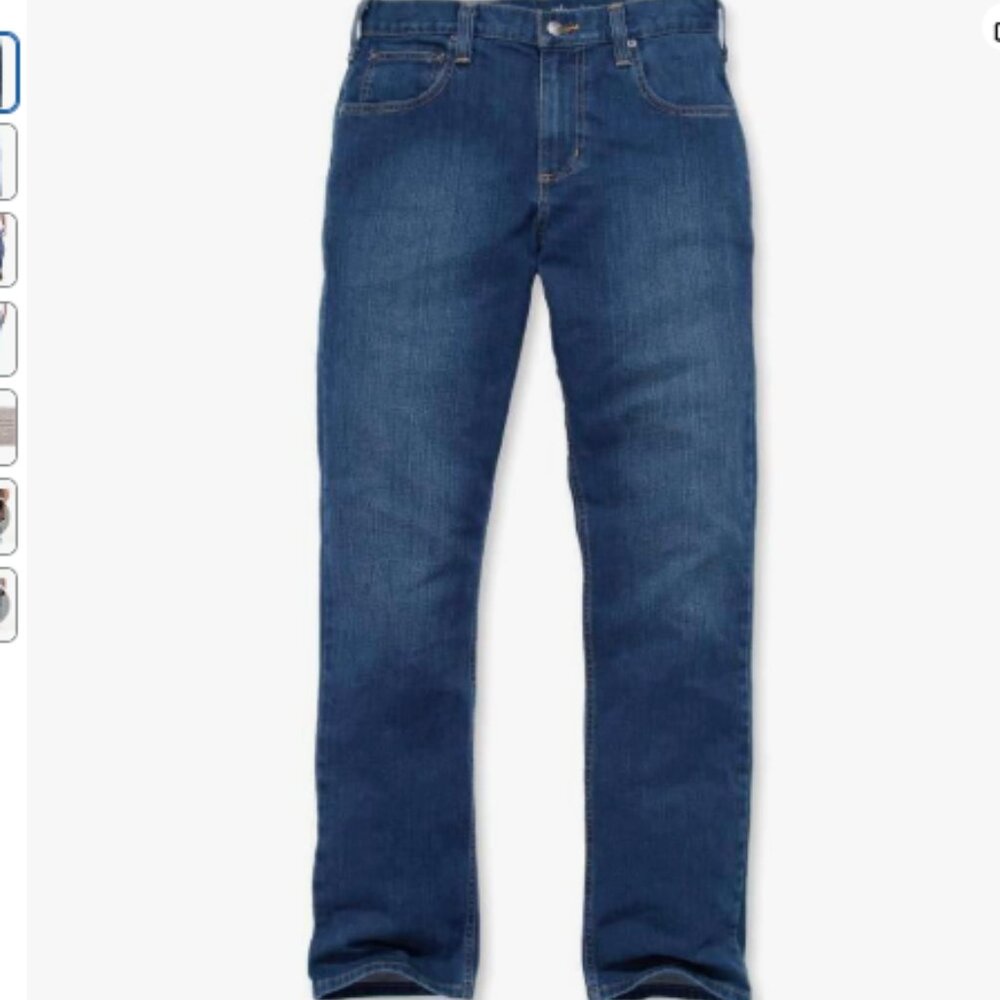 NWT 38x30 Men's Carhartt Rugged Flex Relaxed Fit Jeans